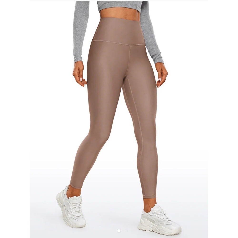 CRZ YOGA High-Waist Taupe Leggings